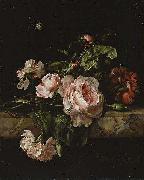 Willem van Aelst Group of flowers oil painting